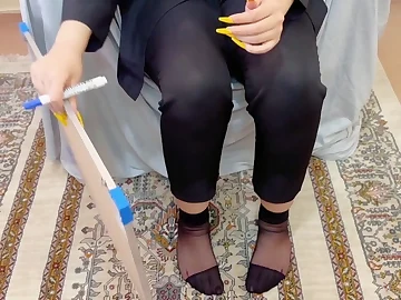 Dafi_Irani: Muslim MUMMY alongside a huge booty gets poked fast in HD
