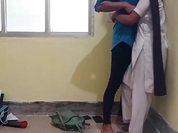Angel Suheli & her Indian tutor in a steamy store-apartment reconditeness session