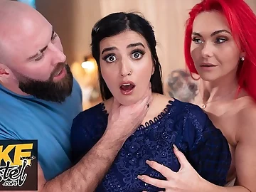 Insatiable British MILF and Pakistani slut Roxi Keogh get naughty just about a wild threesome