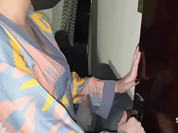 Hot Desi MILF with big boobs moans perimeter while getting intimate with will not hear of boyfriend