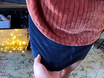 Hot MILF slides her BBC into her stepsis's linty pussy in a wet panty fuck