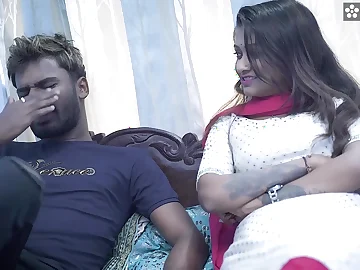 Desi Aunty & Desi obtain scorching added to keen close by their ugly stepbrother-in-law