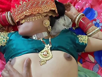 Beautiful Indian clamp engaged in passionate bedroom activities