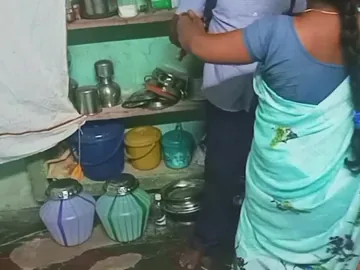 Saanthi2 and Vetrivel plummet and dirty there a hot homemade anal stint