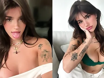 Check out teenager's large knockers & bum in homemade Tik Tok flick