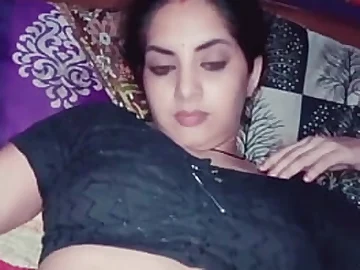 Monu, the horny Indian teen, fucks her step-brother in Hindi & takes his stream in her mouth