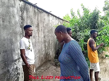 Witness me and my neighbors share a raw and crazy Nigerian 3 way on a rainy day!